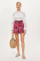 Topshop Petite Printed Shorts