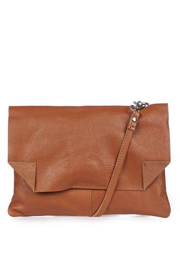 Topshop Turned Edge Crossbody Bag