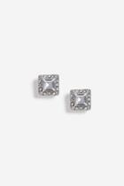 Topshop Crystal Square Studs
