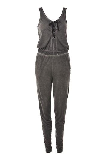 Topshop Lace Up Lounge Jumpsuit