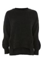 Topshop Super Soft Ribbed Crew Neck Sweater