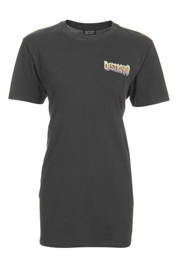 Topshop Destroyer Corset T-shirt