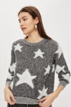 Topshop Star Pattern Sweater