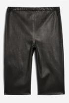 Topshop *leather Shorts By Boutique