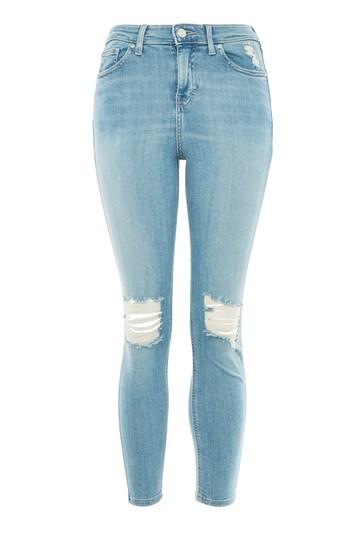 Topshop Moto Authentic Bleach Ripped Jeans