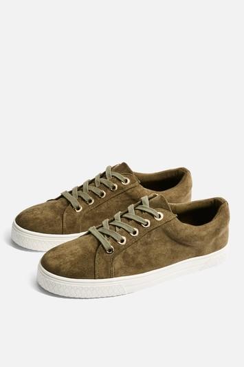 Topshop City Trench Lace Up Trainers