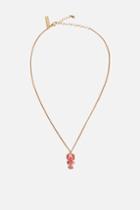 Topshop *lobster Ditsy Necklace