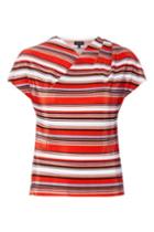 Topshop Stripe Twist Neck T-shirt