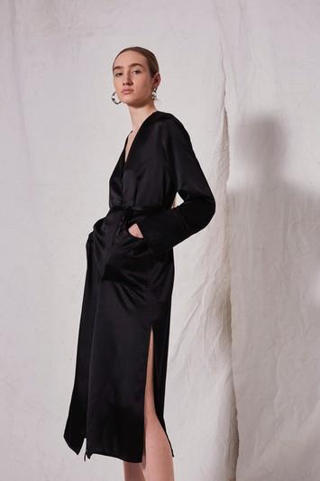 Topshop *wrap Over Dress By Boutique