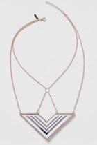 Topshop Triangle Perspex Necklace