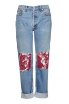 Topshop Sequin Patch Jeans By Topshop Finds