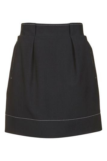 Topshop Topstitch Paperbag Pelmet Skirt