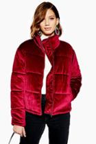 Topshop *plush Padded Jacket By Native Youth