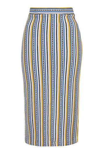 Topshop Striped Tube Skirt