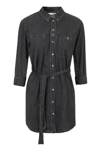 Topshop Moto Denim Shirt Dress