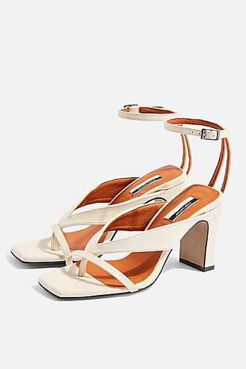 Topshop Reid Vegan Stone Strappy Sandals