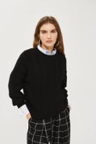Topshop Braided Cable Sweater