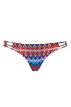 Topshop Bright Aztec Bikini Pant