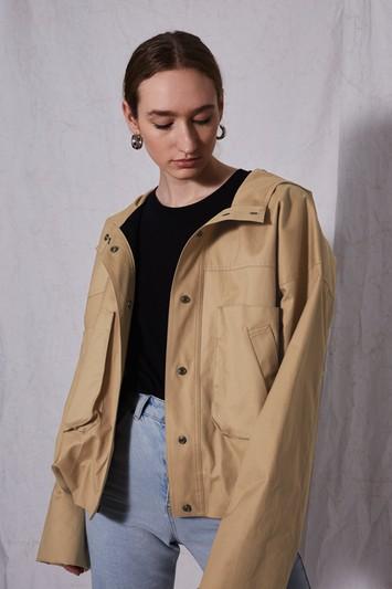 Topshop *cropped Parka By Boutique