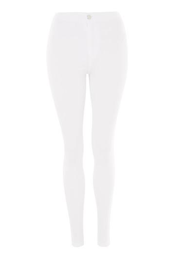 Topshop Moto White Holding Power Joni Jeans