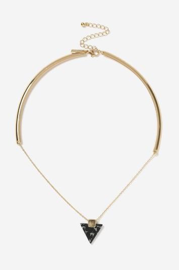 Topshop Triangle Drop Necklace