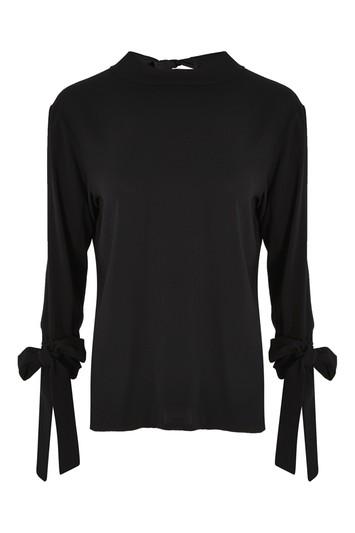 Topshop Tie Cuff Tunic Top