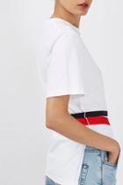 Topshop Belted Taped Tee By Boutique