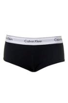 Topshop Modern Cotton Black Shorts By Calvin Klein