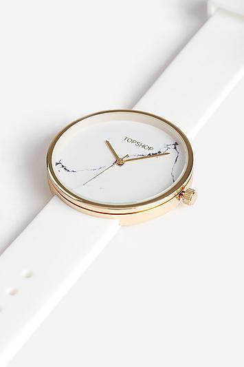 Topshop *marble Silicone Watch