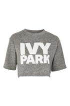 Topshop Logo Wrap Crop Sweatshirt By Ivy Park