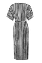 Topshop Tall Stripe Pleat Dress