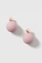 Topshop Rubber Ball Drop Earrings