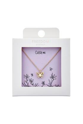 Topshop Butterfly Ditsy Necklace