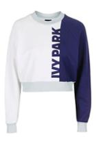 Topshop Colour Block Detailed Sweatshirt By Ivy Park