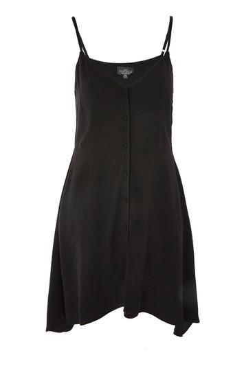 Topshop Petite Button Front Mini Dress