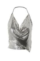 Topshop Chainmail Halter Neck Top