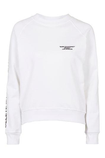 Topshop Born On The Internet Sweatshirt By Brashy