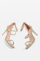 Topshop Madelinethree Strap Sandals