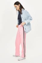Topshop Sugar Pink Track Trousers