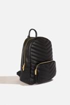 Topshop *lucy Black Backpack By Skinnydip