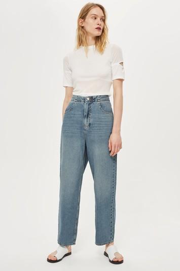 Topshop *slouch Cinch Jeans By Boutique
