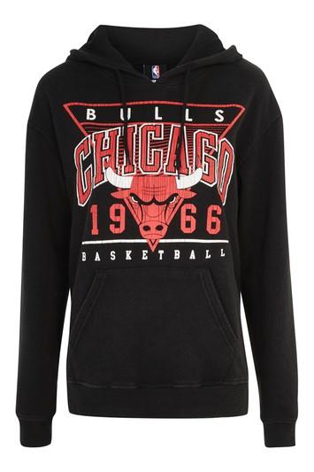 Topshop Chicago Bulls Hoodie By Unk X Topshop