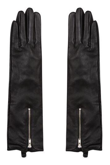 Topshop Long Leather Gloves