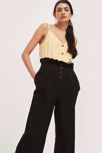Topshop Petite Kendall Awkward Crop Trousers