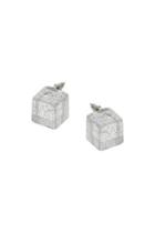 Topshop Cube Stud Earrings