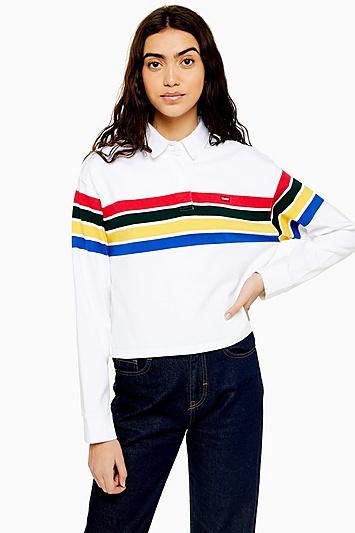Levi's Crop Rugby T-shirt By Levi's