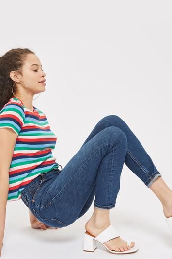 Topshop Tall Indigo Orson Slim Leg Jeans