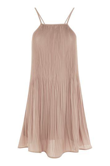 Topshop *pleated Strappy Dress By Glamorous