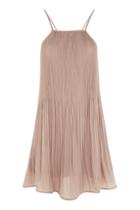 Topshop *pleated Strappy Dress By Glamorous
