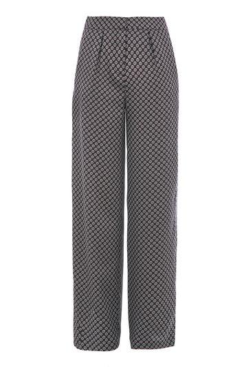 Topshop Geo Print Wide Leg Trousers